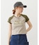 MILKFED. AT HEAVEN27 LACE UP B/B TEE