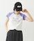 MILKFED. AT HEAVEN27 LACE UP B/B TEE