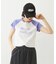 MILKFED. AT HEAVEN27 LACE UP B/B TEE