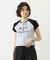 MILKFED. AT HEAVEN27 LACE UP B/B TEE