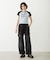 MILKFED. AT HEAVEN27 LACE UP B/B TEE