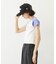 MILKFED. AT HEAVEN27 LACE UP B/B TEE