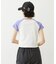 MILKFED. AT HEAVEN27 LACE UP B/B TEE