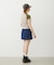 MILKFED. AT HEAVEN27 LACE UP B/B TEE