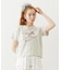 CREAM LOGO COMPACT S/S TEE