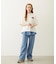 MELTY GLITTER HEART WIDE S/S TEE