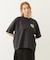 MELTY GLITTER HEART WIDE S/S TEE