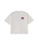 MELTY GLITTER HEART WIDE S/S TEE