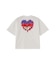 MELTY GLITTER HEART WIDE S/S TEE