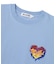 MELTY GLITTER HEART WIDE S/S TEE