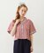TRIMMED GINGHAM CHECK SHIRT