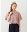 TRIMMED GINGHAM CHECK SHIRT