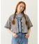 TRIMMED GINGHAM CHECK SHIRT