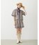 TRIMMED GINGHAM CHECK SHIRT