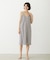 BIAS-CUT STRIPED CAMI DRESS