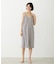 BIAS-CUT STRIPED CAMI DRESS