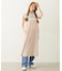 BIAS-CUT STRIPED CAMI DRESS