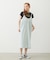 BIAS-CUT STRIPED CAMI DRESS