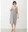 BIAS-CUT STRIPED CAMI DRESS