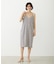BIAS-CUT STRIPED CAMI DRESS