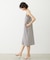 BIAS-CUT STRIPED CAMI DRESS