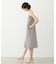 BIAS-CUT STRIPED CAMI DRESS