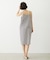 BIAS-CUT STRIPED CAMI DRESS