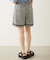 TRIMMED GINGHAM CHECK SHORTS
