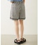 TRIMMED GINGHAM CHECK SHORTS