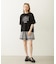 TRIMMED GINGHAM CHECK SHORTS