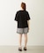 TRIMMED GINGHAM CHECK SHORTS