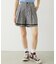 TRIMMED GINGHAM CHECK SHORTS