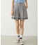 TRIMMED GINGHAM CHECK SHORTS