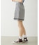 TRIMMED GINGHAM CHECK SHORTS