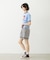 TRIMMED GINGHAM CHECK SHORTS