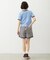 TRIMMED GINGHAM CHECK SHORTS