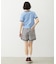 TRIMMED GINGHAM CHECK SHORTS
