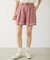 TRIMMED GINGHAM CHECK SHORTS