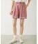 TRIMMED GINGHAM CHECK SHORTS