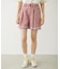 TRIMMED GINGHAM CHECK SHORTS
