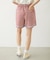 TRIMMED GINGHAM CHECK SHORTS