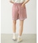 TRIMMED GINGHAM CHECK SHORTS