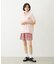 TRIMMED GINGHAM CHECK SHORTS