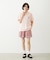 TRIMMED GINGHAM CHECK SHORTS
