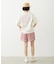 TRIMMED GINGHAM CHECK SHORTS