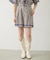 TRIMMED GINGHAM CHECK SHORTS