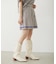 TRIMMED GINGHAM CHECK SHORTS