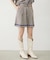 TRIMMED GINGHAM CHECK SHORTS