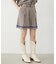 TRIMMED GINGHAM CHECK SHORTS