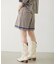 TRIMMED GINGHAM CHECK SHORTS